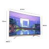 海信（Hisense）LED65MU8600UC 智能网络液晶电视机 超薄曲面ULED，4K产品 65英寸