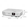 爱普生（EPSON）CB-W05 办公投影机投影仪（3300流明 WXGA分辨率 支持左右梯形校正） tlw1