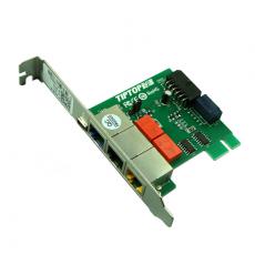 利谱 隔离卡TP-801 PCI-E 双硬盘内外网手动开关切换隔离卡