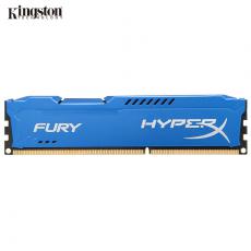 金士顿(Kingston)骇客神条 Fury系列 DDR3 1866 8GB台式机内存(HX318C10F/8)蓝色