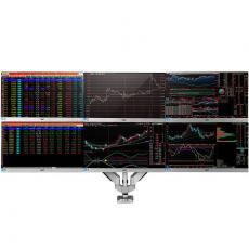 乐歌 D7S 六屏显示器支架 /银色/承重单臂2-7公斤/适用尺寸10-24英寸