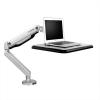 乐歌 W72 显示器支架 坐站交替工作台 /银色/承重1-7KG/适用尺寸10-17寸