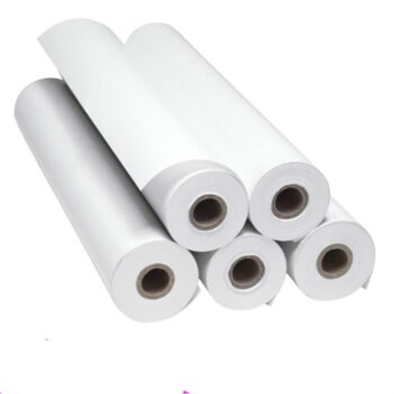 整卷白纸 125克绘图纸 A0A1工程纸 白板纸 A1 620mm*50米 5卷/箱