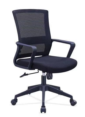 华氏 办公椅 804B 网面转椅 黑色