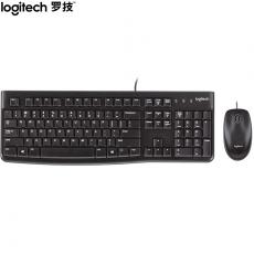 罗技（Logitech） 键鼠套装 MK120 键鼠套装 黑色，有线键鼠套装