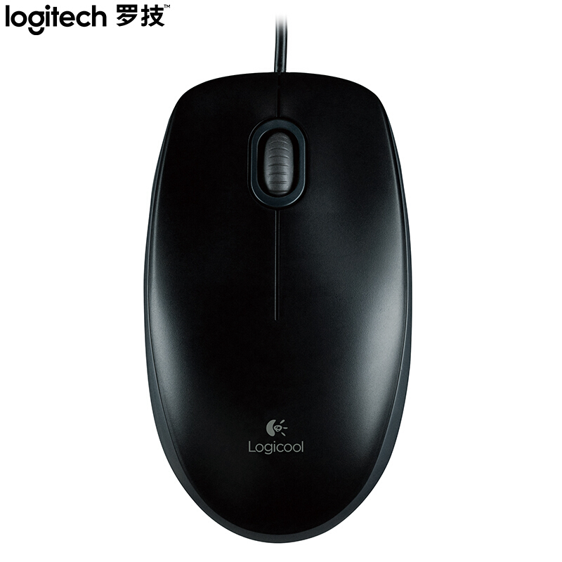罗技（Logitech）M100r 鼠标 有线鼠标 办公鼠标 对称鼠标 大手鼠标