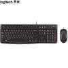 罗技（Logitech） 键鼠套装 MK120 键鼠套装 黑色，有线键鼠套装