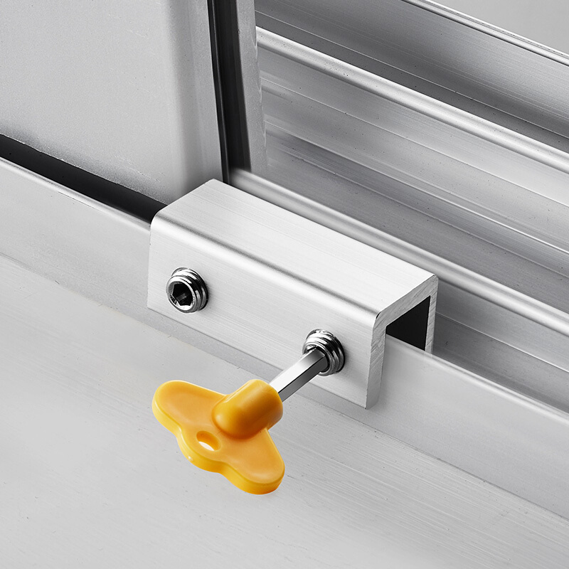 卡贝 cobbe 窗户锁扣铝合金门窗不锈钢老式月牙锁推拉平移门塑钢窗锁配件 CL-CK02-1