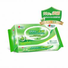 心相印湿巾 杀菌卫生 带盖抽取 80抽装