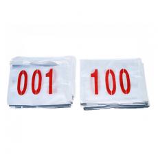 号码布 红白色（1-100号）/套