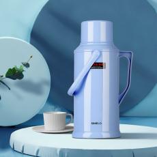 印象京都玻璃内胆72H骄子带木塞保温壶 3200ML（蓝色）