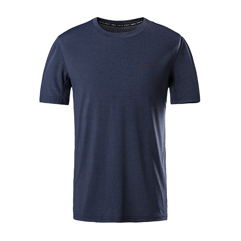 探路者 速于T恤 藏蓝花纱