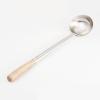 木柄苏壳不锈钢炒勺
